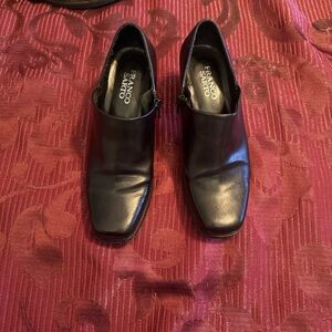 Franco Sarto Men's Black Leather Loafers
